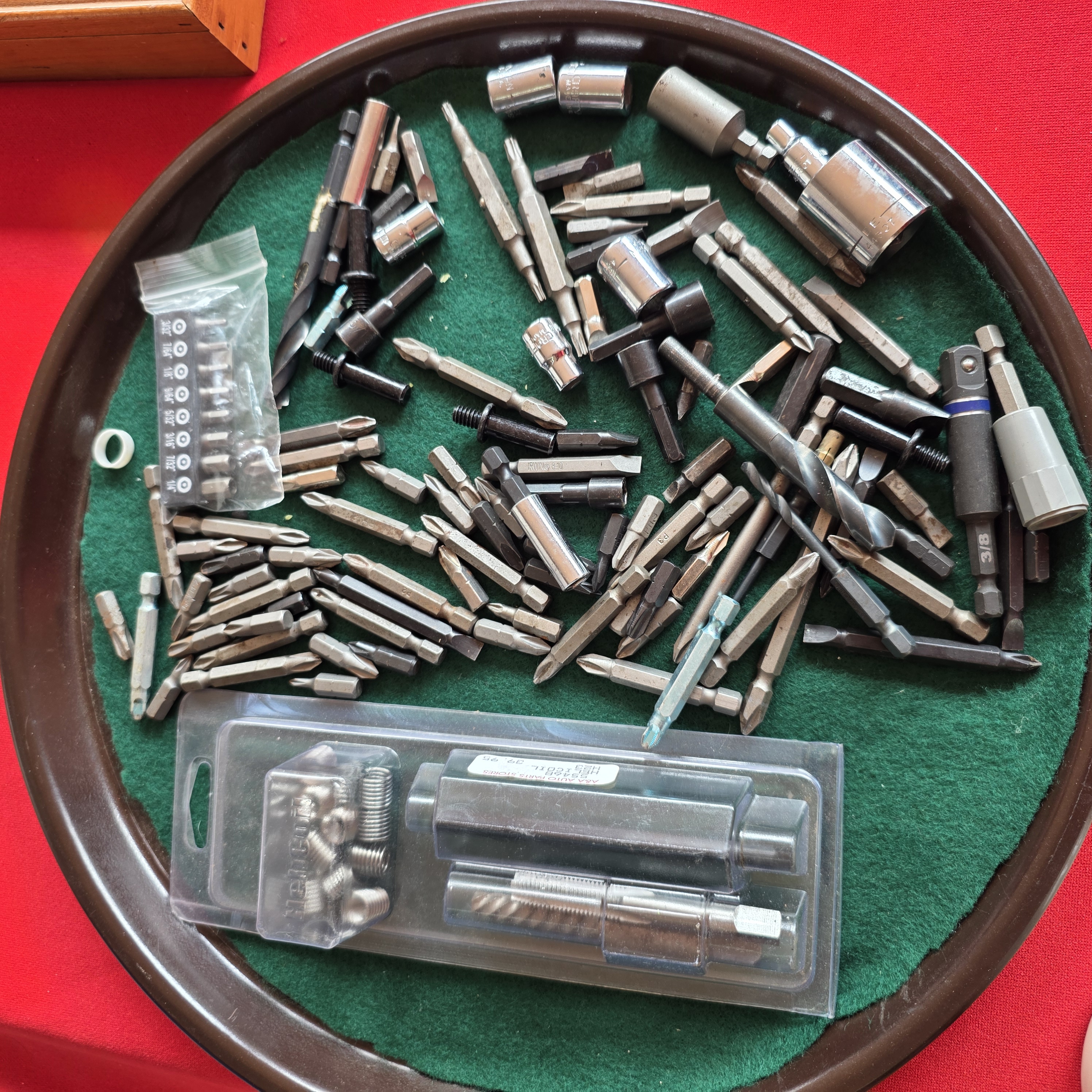 Drill Bits - All for one price, tray not included.