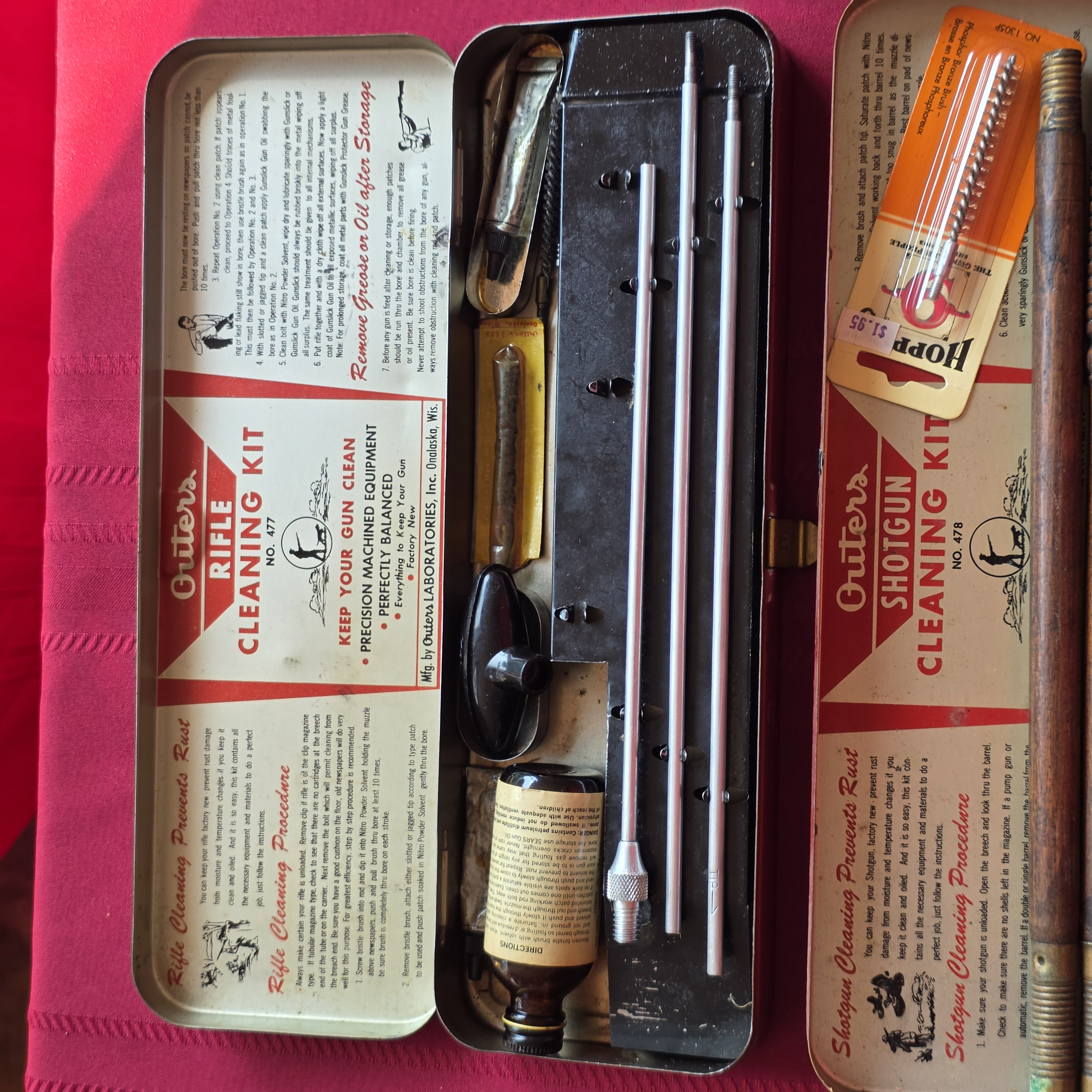Outers Gunslick Rifle & Shotgun Cleaning Kit Set, Vintage Pair โ photo 2