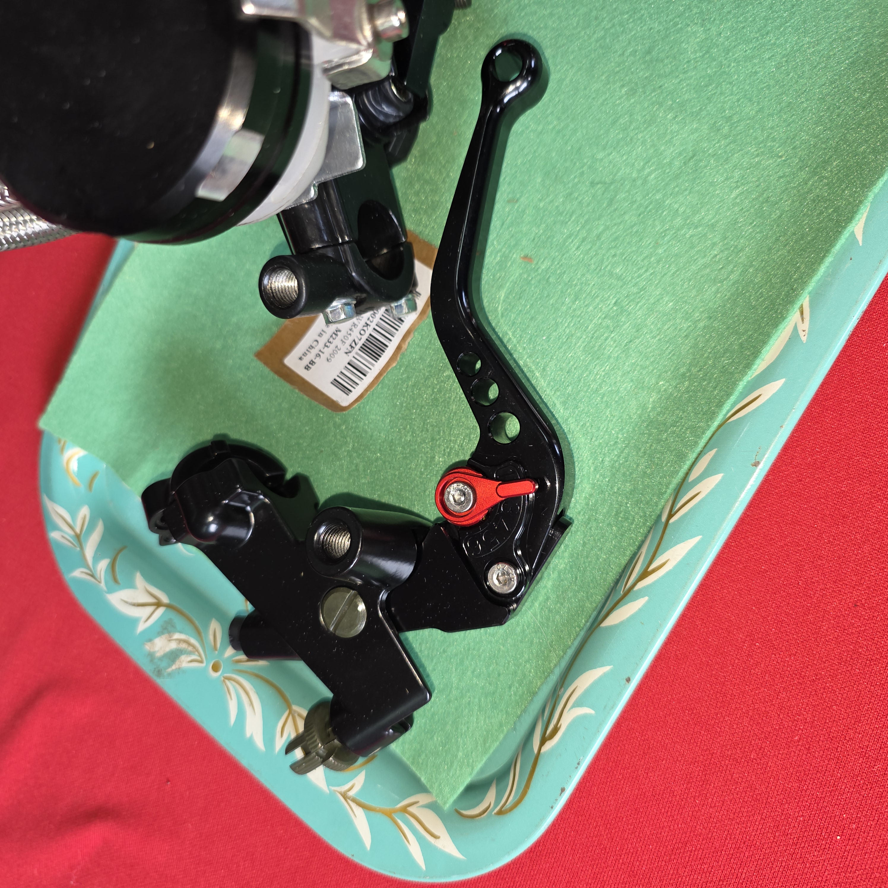 Motorcycle Brake & Clutch Master Cylinder Lever Set, New โ photo 4