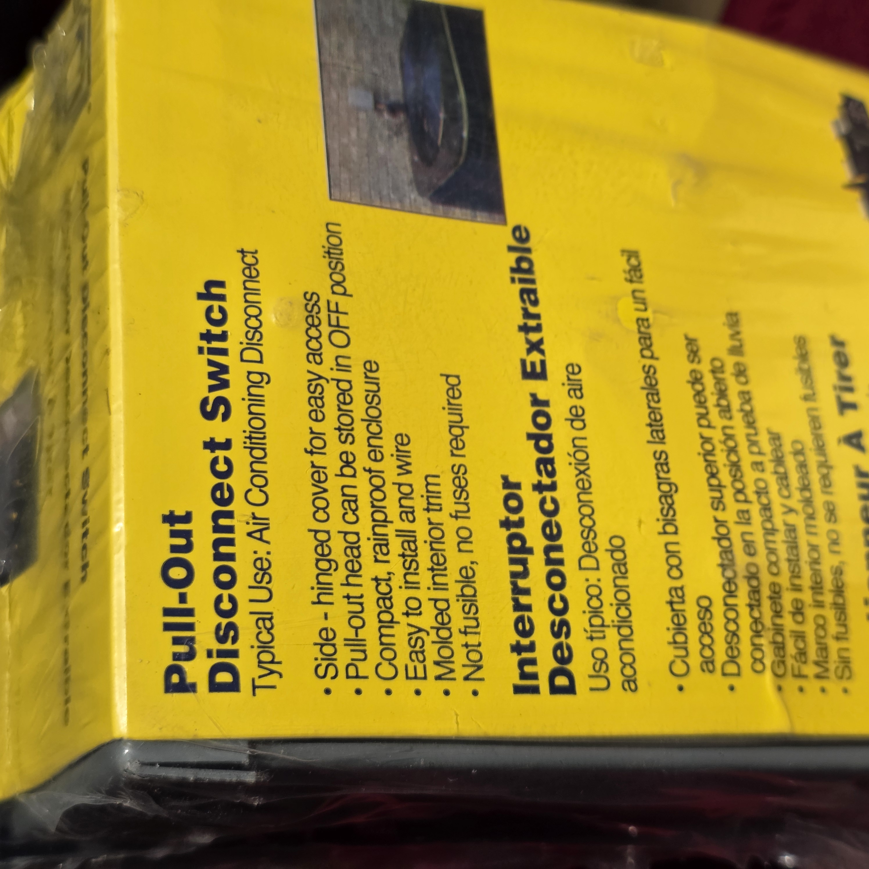 Square D UFP222R 60A Pull-Out Disconnect Switch, New in Box โ photo 2